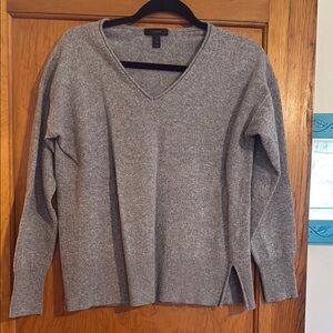 J. Crew Wool Blend V Neck Sweater